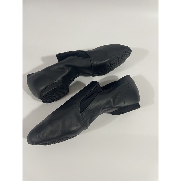 Bloch Dance Men's Elasta Bootie Leather and Elastic Split Sole Jazz Shoe Black 3 - Picture 3 of 12